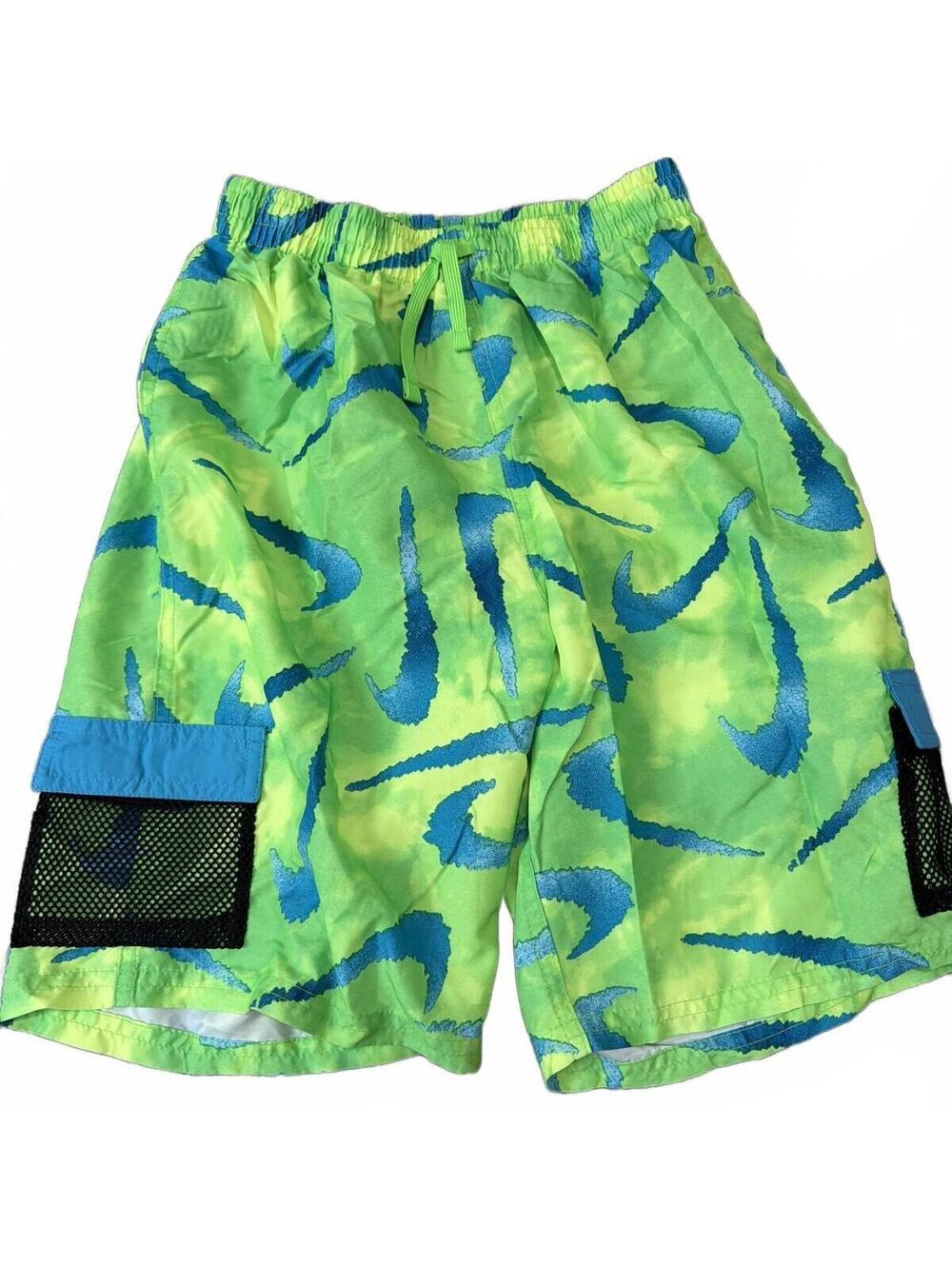 Nike Green Cargo Swim Trunks - Boys XL